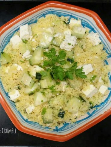 cous cous con feta e cetrioli